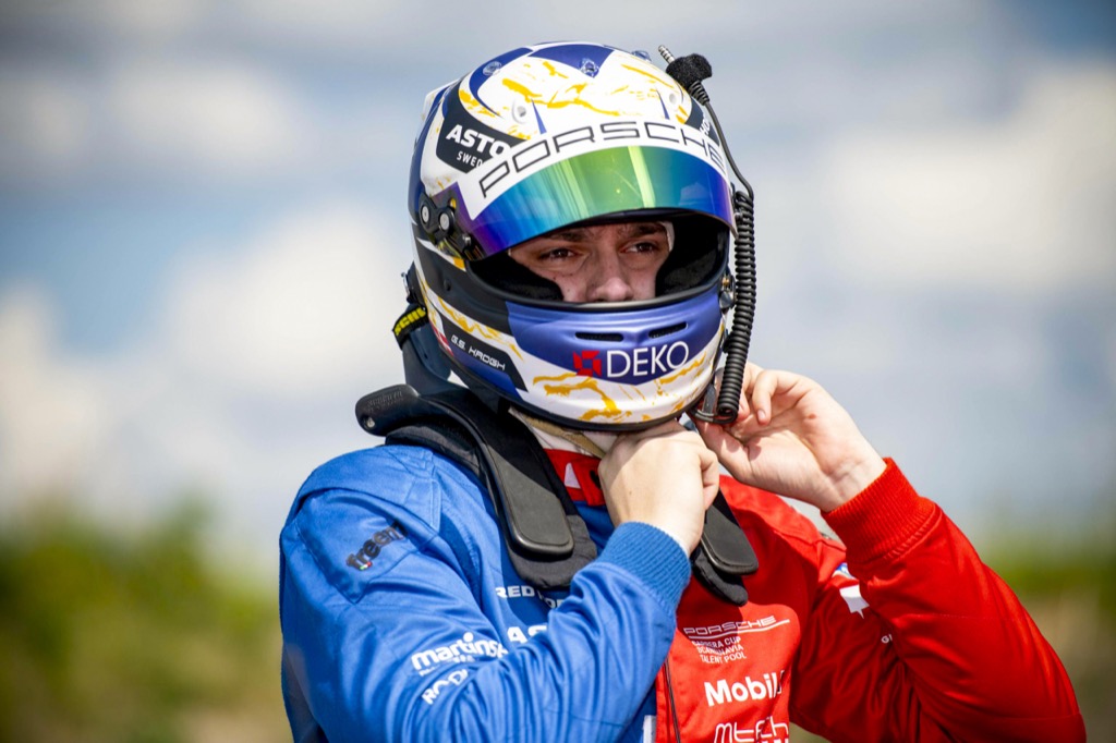 Gustav Krogh - Porsche Danmark støtter de danske Porsche-talenter.
(Foto: Porsche Carrera Cup Scandinavia)